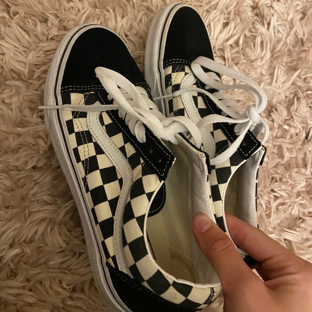 *SOLD* Checkerboard vans